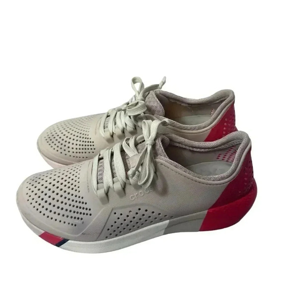 Crocs Literide Colorblock Slip On Casual Sneakers size 9 - Picture 6 of 12